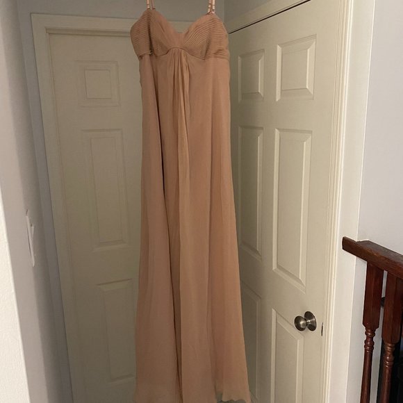 Beautiful Guess by Marciano Soft Salmon Floor Length Dress, Medium, Tags On - Picture 1 of 4
